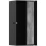 Hansgrohe XtraStoris Rock Wall Niche with Tileable Door 12"x 6"x 5.5" Matte Black
