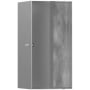 Hansgrohe XtraStoris Rock Wall Niche with Tileable Door 12"x 6"x 5.5" Brushed Stainless Steel