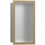 Hansgrohe XtraStoris Individual Wall Niche with Design Frame 12"x 6"x 4" Brushed Bronze