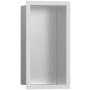 Hansgrohe XtraStoris Individual Wall Niche with Design Frame 12"x 6"x 4" Matte White