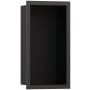 Hansgrohe XtraStoris Individual Wall Niche with Design Frame 12"x 6"x 4" Brushed Black Chrome