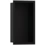 Hansgrohe XtraStoris Individual Wall Niche with Design Frame 12"x 6"x 4" Matte Black