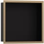 Hansgrohe XtraStoris Individual Wall Niche with Design Frame 12"x 12"x 4" Brushed Bronze