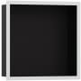 Hansgrohe XtraStoris Individual Wall Niche with Design Frame 12"x 12"x 4" Matte White