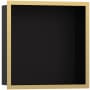 Hansgrohe XtraStoris Individual Wall Niche with Design Frame 12"x 12"x 4" Polished Gold Optic