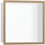 Hansgrohe XtraStoris Individual Wall Niche with Design Frame 12"x 12"x 4" Brushed Bronze