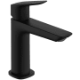 Hansgrohe Logis Fine 1.2 GPM Single Hole Bathroom Faucet 110 with ComfortZone, EcoRight, and AirPower Technology - Less Drain Assembly Matte Black