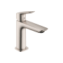 Hansgrohe Logis Fine 1.2 GPM Single Hole Bathroom Faucet 110 with ComfortZone, EcoRight, and AirPower Technology - Less Drain Assembly Brushed Nickel