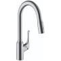 Hansgrohe Allegro N 1.75 GPM Single Hole Pull Down Kitchen Faucet with Magnetic Docking & Toggle Spray Diverter - Limited Lifetime Warranty Chrome