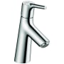 Hansgrohe Talis S 1.2 GPM Single Hole Bathroom Faucet with QuickClean, ComfortZone and EcoRight Technology - Includes Metal Pop-Up Drain Assembly Chrome