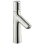 Hansgrohe Talis Select S 1.2 GPM Single Hole Bathroom Faucet with QuickClean, ComfortZone and EcoRight Technology - Includes Metal Pop-Up Drain Assembly Brushed Nickel