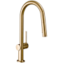 Hansgrohe Talis N 1.75 GPM Single Hole Pull Down Kitchen Faucet Brushed Bronze