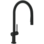 Hansgrohe Talis N 1.5 GPM Single Hole Pull Down Kitchen Faucet Matte Black
