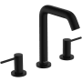 Hansgrohe Tecturis S 1.2 GPM Widespread Bathroom Faucet Matte Black