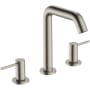 Hansgrohe Tecturis S 1.2 GPM Widespread Bathroom Faucet Brushed Nickel