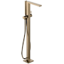 Hansgrohe Tecturis E Floor Mounted Tub Filler with Built-In Diverter - Includes Hand Shower Brushed Bronze