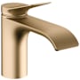 Hansgrohe Vivenis 1.2 GPM Single Hole Bathroom Faucet with Pop-Up Drain Assembly Brushed Bronze