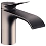 Hansgrohe Vivenis 1.2 GPM Single Hole Bathroom Faucet with Pop-Up Drain Assembly Brushed Black Chrome