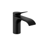 Hansgrohe Vivenis 1.2 GPM Single Hole Bathroom Faucet with Pop-Up Drain Assembly Matte Black