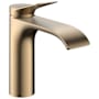 Hansgrohe Vivenis 1.2 GPM Single Hole Bathroom Faucet with Pop-Up Drain Assembly Brushed Bronze