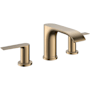 Hansgrohe Vivenis 1.2 GPM Widespread Bathroom Faucet with Pop-Up Drain Assembly Brushed Bronze