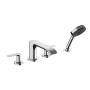 Hansgrohe Vivenis Deck Mounted Roman Tub Filler with Built-in Diverter - Includes Hand Shower Chrome