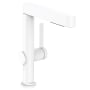 Hansgrohe Finoris 1.2 GPM Single Hole Bathroom Faucet with Pull-Out Spray Wand Matte White
