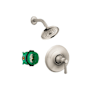 Hansgrohe Joleena Shower Only Trim Package with 1.75 GPM Single Function Shower Head, Shower Arm, and Valve Trim - Includes Rough-In Brushed Nickel