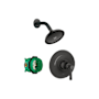 Hansgrohe Joleena Shower Only Trim Package with 1.75 GPM Single Function Shower Head, Shower Arm, and Valve Trim - Includes Rough-In Matte Black