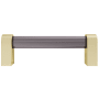 Smoke / Satin Brass