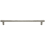 Hapny Home Diamond 18" Center to Center Solid Brass Designer Luxury Hourglass Square Appliance Handle / Pull Weathered Nickel