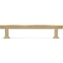 Hapny Home Mod 5" Center to Center Modern Solid Brass Square Cabinet Bar Handle / Drawer Bar Pull Satin Brass