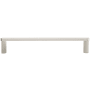 Hapny Home Ribbed 12" Center to Center Modern Ribbed Solid Brass Appliance Pull / Handle Polished Nickel