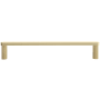 Hapny Home Ribbed 12" Center to Center Modern Ribbed Solid Brass Appliance Pull / Handle Satin Brass