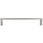 Hapny Home Ribbed 12" Center to Center Modern Ribbed Solid Brass Appliance Pull / Handle Satin Nickel