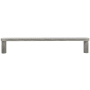Hapny Home Ribbed 12" Center to Center Modern Ribbed Solid Brass Appliance Pull / Handle Weathered Nickel