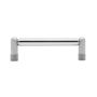 Hapny Home Knurled 4" Center to Center Modern Industrial Luxury Solid Brass Cabinet Handle / Drawer Pull Satin Nickel