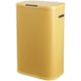 happimess Tammi 54.9 Liter Iron Free Standing Push-Button Operated Trash Can Daffodil Yellow