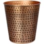 happimess Axel 7.9 Liter Stainless Steel Free Standing Hammered Textured Trash Can Antique Copper