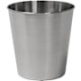 happimess Nolan 7.9 Liter Stainless Steel Free Standing Smooth Textured Trash Can Brushed Steel