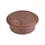 Hardware Resources 2-3/8 Inch Diameter Cable Grommet - Single Brown