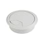 Hardware Resources 2-3/8 Inch Diameter Cable Grommet - Single Grey