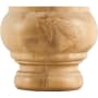 Hardware Resources Unfinished Solid Wood Reversible Furniture Cabinet Leg Bun Foot - 4"H x 4-3/4"D Natural Maple