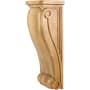 Hardware Resources Corbel with Neo Gothic Styling, 22"H x 7"W x 7"D Natural Maple