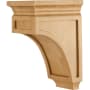 Hardware Resources Corbel with Mission Styling, 10"H x 5"W x 7"D - FINAL SALE Natural Hard Maple