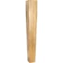 Hardware Resources 5" W x 5" D x 35-1/2" H White Oak Square Tapered Post Natural Alder