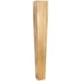 Hardware Resources 5" W x 5" D x 35-1/2" H White Oak Square Tapered Post Oak