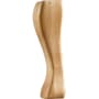 Hardware Resources Foot with Queen Anne Styling, 8"H x 2-1/4"W x 2-1/4"D - FINAL SALE Natural Oak