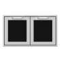 Hestan 36 Inch Wide Double Access Door from the Hestan Outdoor Series Stealth