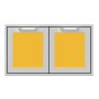 Hestan 36 Inch Wide Double Access Door from the Hestan Outdoor Series SOL